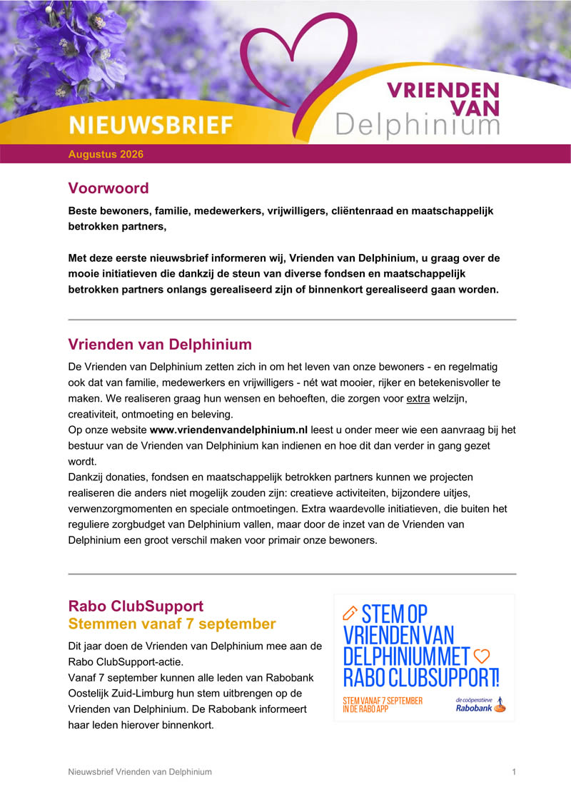 niuewsbrief 10 aug 2026 1